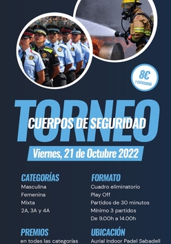 Cartel del torneo