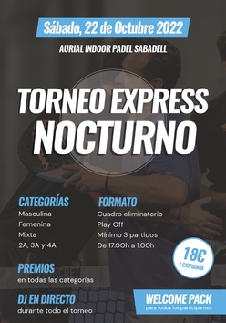 Cartel del torneo