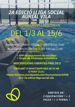 Cartel del torneo